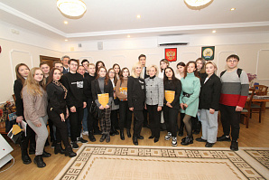 Студенты БАГСУ посетили Центризбирком республики