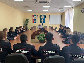 Курсанты встретились с организаторами выборов в Кировском районе столицы