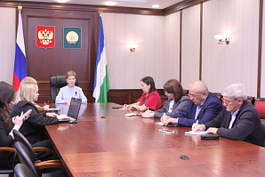 Секретарь ЦИК Республики Башкортостан Марина Долматова провела брифинг для представителей СМИ
