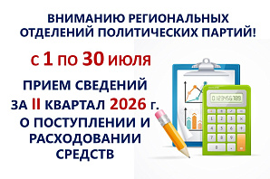 Центральная избирательная комиссия Республики Башкортостан объявляет о начале приема финансовых отчетов политических партий